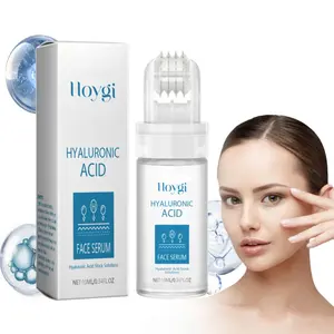Hyaluronic Acid Microneedle Roller Serum 30ml Anti Aging Moisturizing Firming Reduce Fine Lines Wrinkles Christmas Gift New Year's Gift Thanksgiving Gift For Women Men