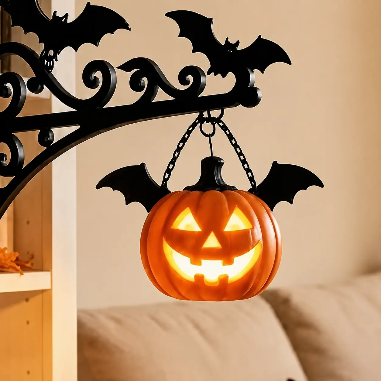Library Lantern-Decorative Bookshelf Lighting, Miniature Hanging Shelf Lamp, Warm  Nightlight, Reading Nook Literary Decor,Halloween decorations