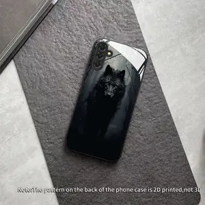 Phone Case - Lonely Dark Night Lone Wolf New Tempered Glass Black Phone Case for Samsung Galaxy S26 S25 S24 S23 S22Pro S21 S20 Fe Plus Ultra Pro A56 A55 A54 A53 A52 A51 A36 A35 A34 A32 A26 A25 A24 A23 A16 A15 A14 A06 A05 A03s