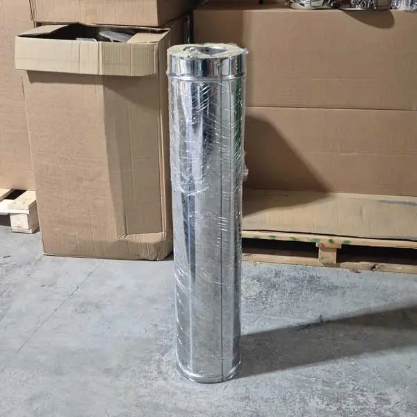 Stainless Chimney Pipe (1 Meter Extension) Stainless Chimney Pipe (1 Meter Extension)