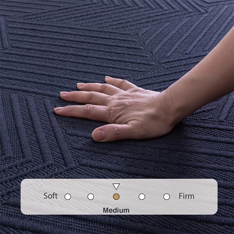 Full Queen King Size Mattress 14 Inch - Cooling Gel Memory Foam, Medium Firm Pressure Relief, Hypoallergenic, Plush Feel, Polyester Cover, Ideal for Bedroom, Guest Room, Dorm Essentials | Modern Bedroom Decor | Durable Mattre