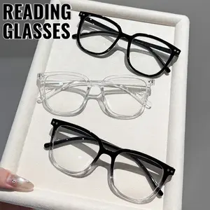 3 pcs Style Reading Glasses With Multi-color Options Suitable For Business Eye Glasses, Y2k Accessories, Clear Glasses, Anti Electronic Blue Light Reading Glasses, Reading Glasses Men/women High Quality, Small Narrow Face, Miracle Glasses+1.0-+4.0