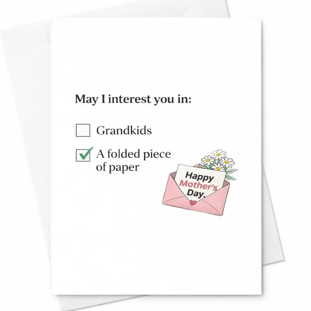 May I Interest You In A Folded Piece Of Paper