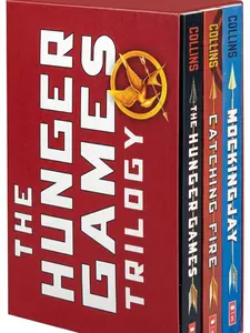 The Hunger games trilogy. suzanne collins