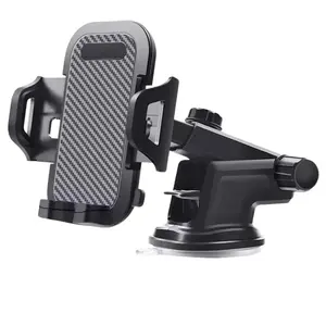 Universal Car Phone Mount with Strong Suction Cup, Non-Slip Dashboard & Air Vent Holder, Secure Hold for Bumpy Roads, Easy One-Hand Operation for Navigation, Dual Mounting Options for All Cars Truck SUV, Heat Resistant Stable Smartphone Bracket