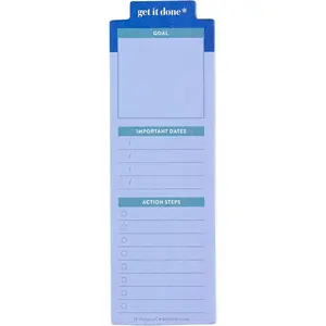 Goal Setting Bookmark Sticky Notes, Bookmark with Goal Setting Sticky Notes
