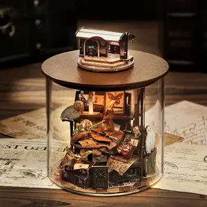 DIY Hut Toys Mini Harry Magic Little House Gift Building