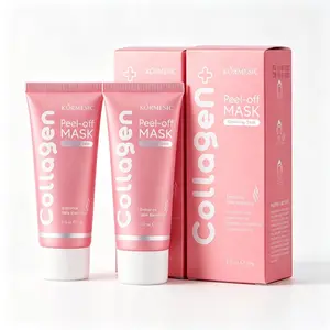 Kormesic 2PCS Transparent Colloid Peel Off Mask Gentle Tear-off Effect Lightweight Texture Easy Peeling Moisturizing Soothing For All Skin Types Moisturizer Hydrate Moisture