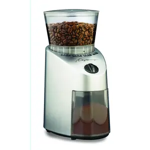 Capresso 560.04 Infinity Conical Burr Grinder, Brushed Silver