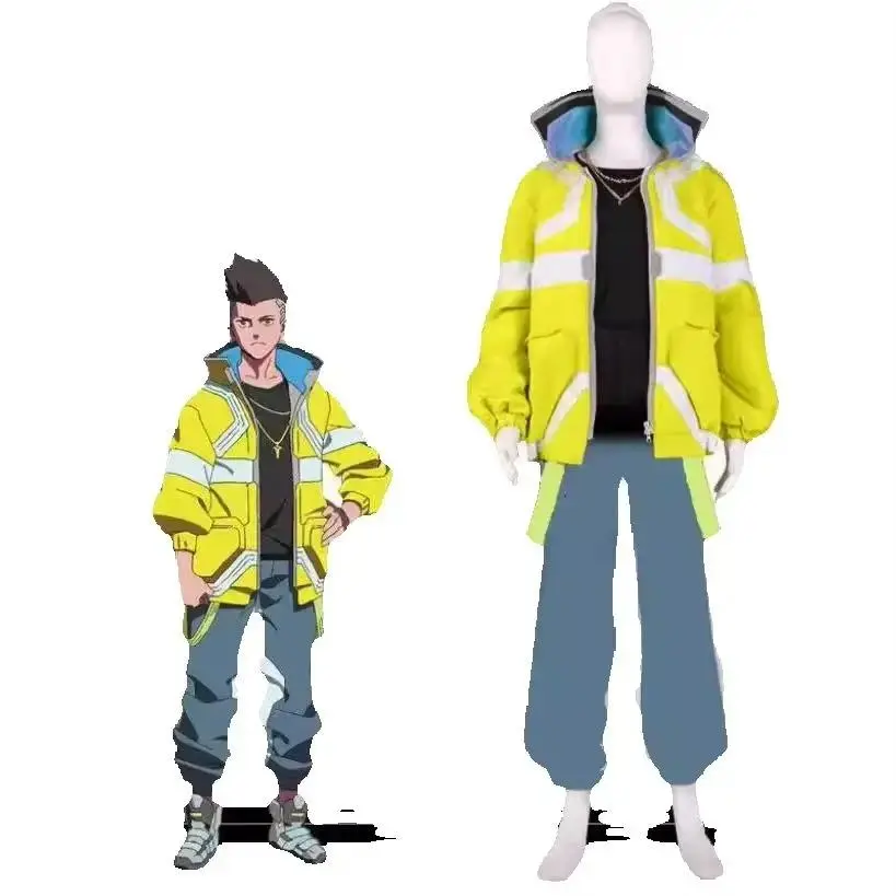 Game Anime David Martinez luce Punk Cosplay Costume Jacket Party Halloween Cosplay Costume 20 And 77 Punk