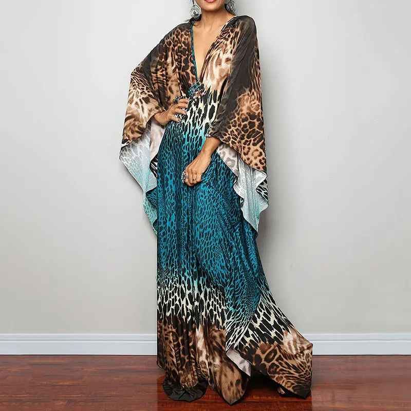 Blue coffee leopard spot