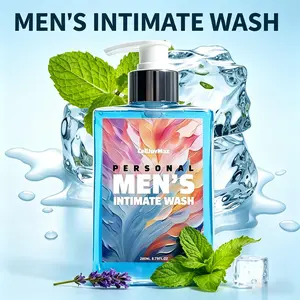 Intimate Wash, pH Balanced Intimate Wash for Men – Plant-Based Gentle Cleanser for Daily Hygiene, Odor Control & Long-Lasting Freshness for Sensitive Skin
