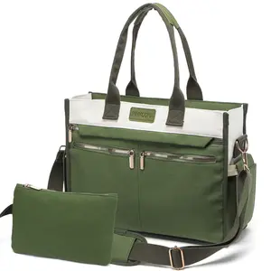 Large Capacity Canvas Crossbody Bag Set(2PCS) – Tote Bag for Women, Tote Bag, Work Bags for Women, Stylish Purses for Women, Everyday Shoulder Bag with Zipper for Travel, School, and Office Strap Beach Adjustable mini tote bag, Work Tote Bag