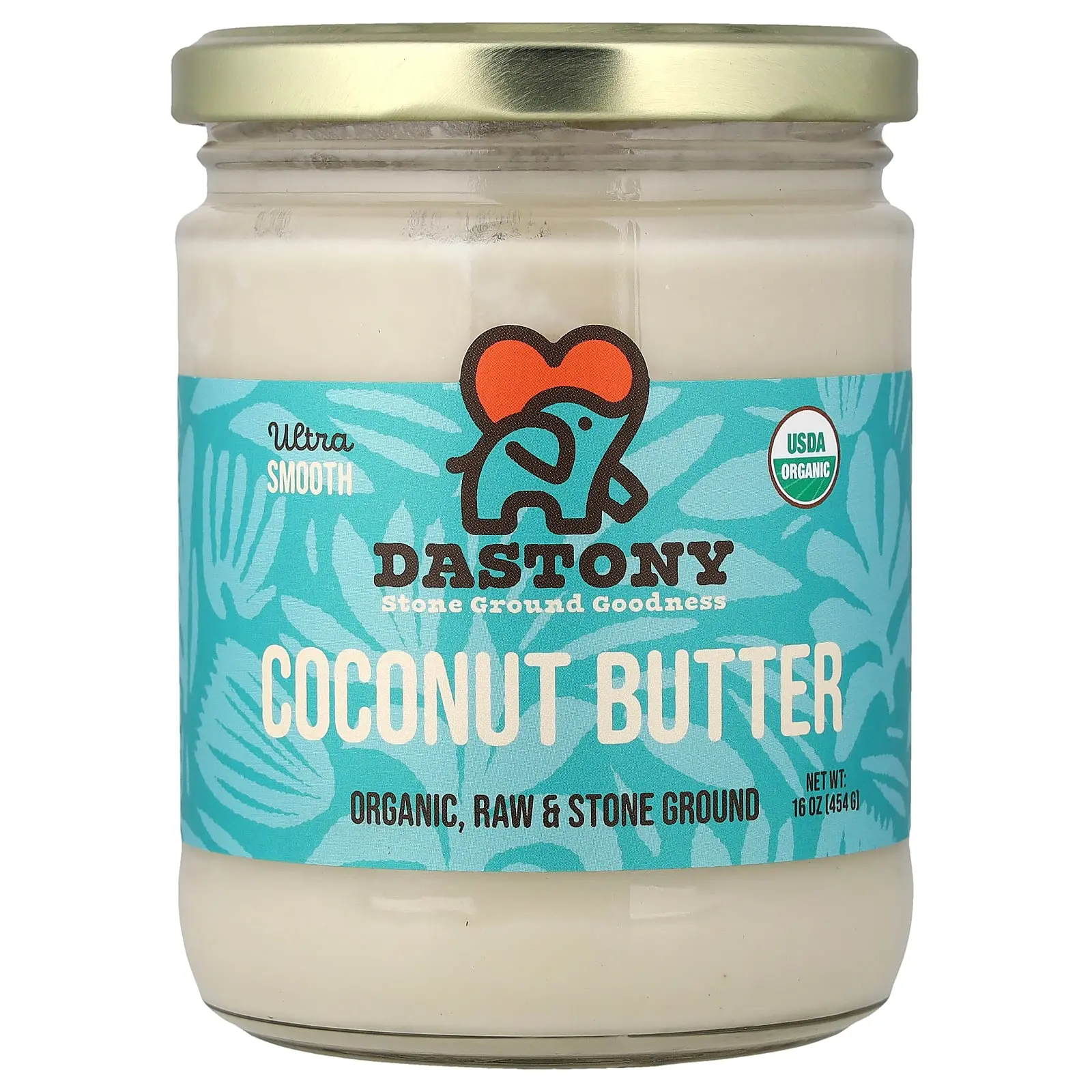 Dastony Organic Coconut Butter, Ultra Smooth, 16 oz (454 g)
