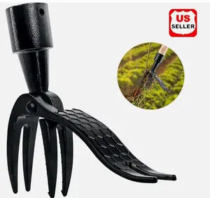 Weeder Puller Stand Up Weed Tool Handle Claw Garden Outdoor Root Remover Killer