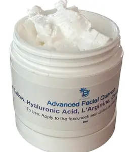 Diva Stuff Advanced Facial Quench With Beef Tallow, Hyaluronic Acid, Castor oil and L'Arginine, 2oz