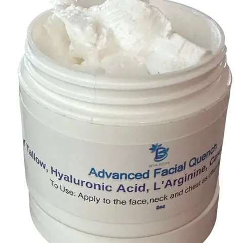 Diva Stuff Advanced Facial Quench With Beef Tallow, Hyaluronic Acid, Castor oil and L'Arginine, 2oz