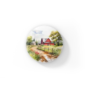 Farm 2 Pin Back Button, Magnet, Keychain