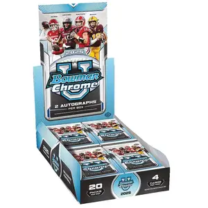 2025 Bowman Chrome University Football-Factory Hobby Sealed Pack