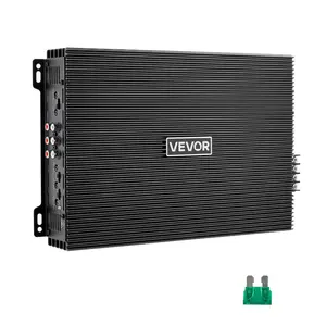 VEVOR 4 Channel Car Audio Amplifier 2 Ohm Stable Bridgeable Class A/B Full Range Amp Max Power 4x 200W 4 Ohm/ 4x 400W 2 Ohm for Car SUV Truck Off-RoadVEVOR Super Brand Day