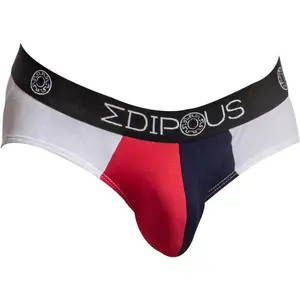 Edipous Color Slash Brief – Bold Design, Lightweight Comfort, and Reliable Support for Everyday Wear