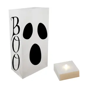 LumaBase B/O LED Luminaria Kit- Ghost (6 count)