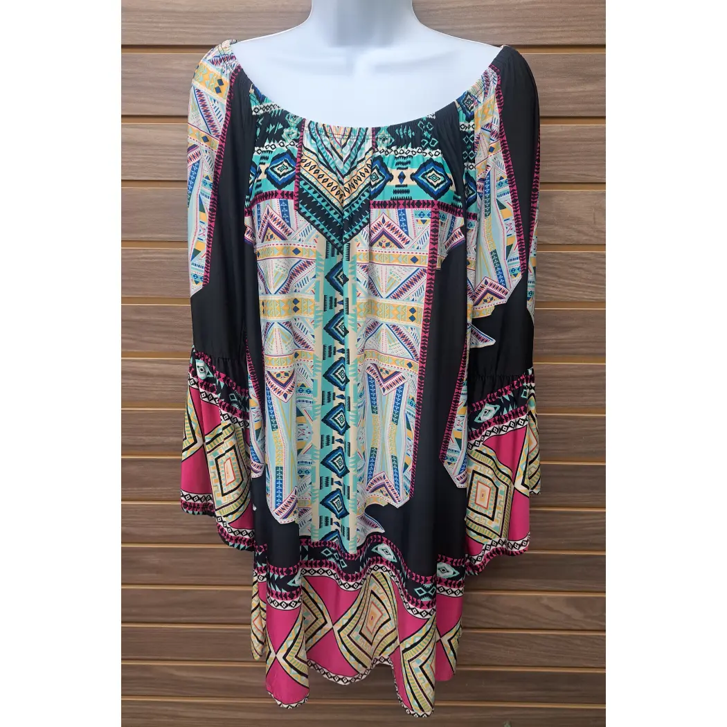 Flowy bell sleeve tunic