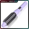 NOVUS Technology Curling Iron Brush,Thermal Brush, 120 Voltage Travel Curling Brush, 60 min Shut Off Electric and 11 Temperature Adjustable Heated Straightener-Comfort