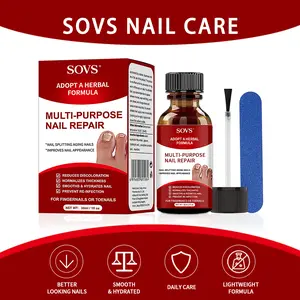 SOVS Extra Strength Toenail Fungus Treatment - Nail Care Antifungal Solution for Fungal Infections, Nail Growth Oil, Triple Action Repairing Formula with Euphorbia Hirta Whole, 1 Fl Oz summerwins