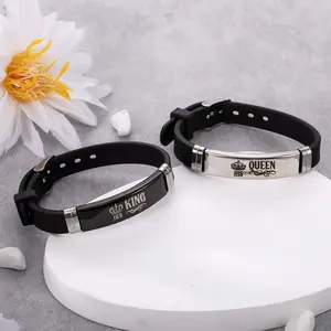 Couples Bracelets, Matching Bracelets Long Distance Touch, Connect Bracelets  Agate for Him and Her, Boyfriend Girlfriend, Metal, Rope, Leather, Chain, String