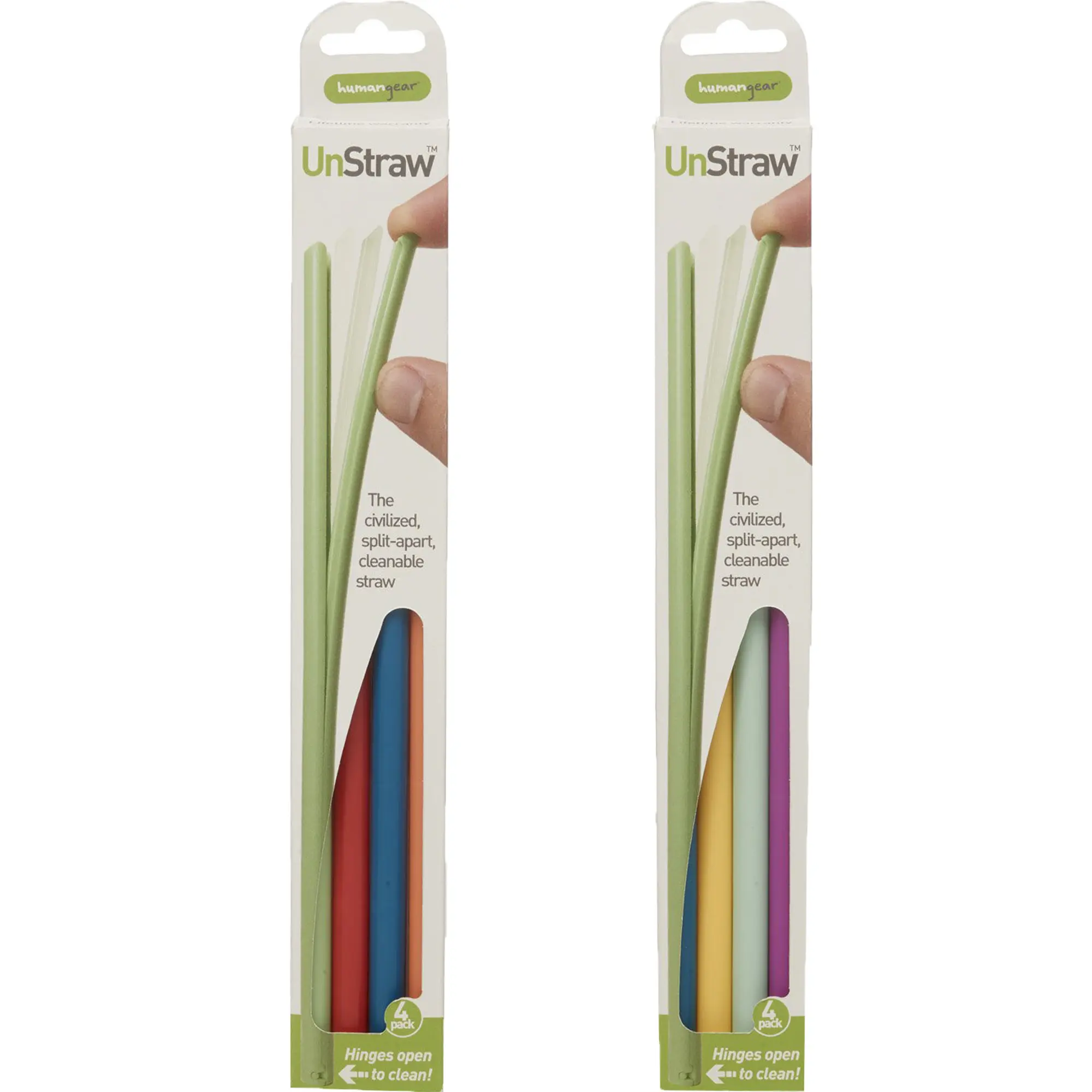 Humangear UnStraw Reusable Straws 4-Pack