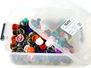 TaijiToy Deluxe Set (150x in a Mix of 14 Colors) - 3D Yin Yang | Interlocking Desk Toy | Fidget Ball Puzzle Toy