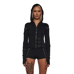 Ego Fitted Corset Sweater With Hardware