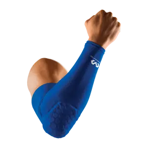 McDavid HEX® Shooter Arm Sleeve/Single - 80% Nylon Anatomical Fit Protection for Elbow with 9mm HEX Technology & Enhanced Performance Benefits