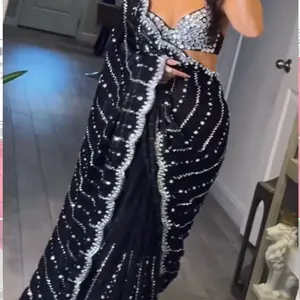 Premium High-Quality Boutique Work Party Sari Luxurious Glamorous Trending Saree with Embellished Design