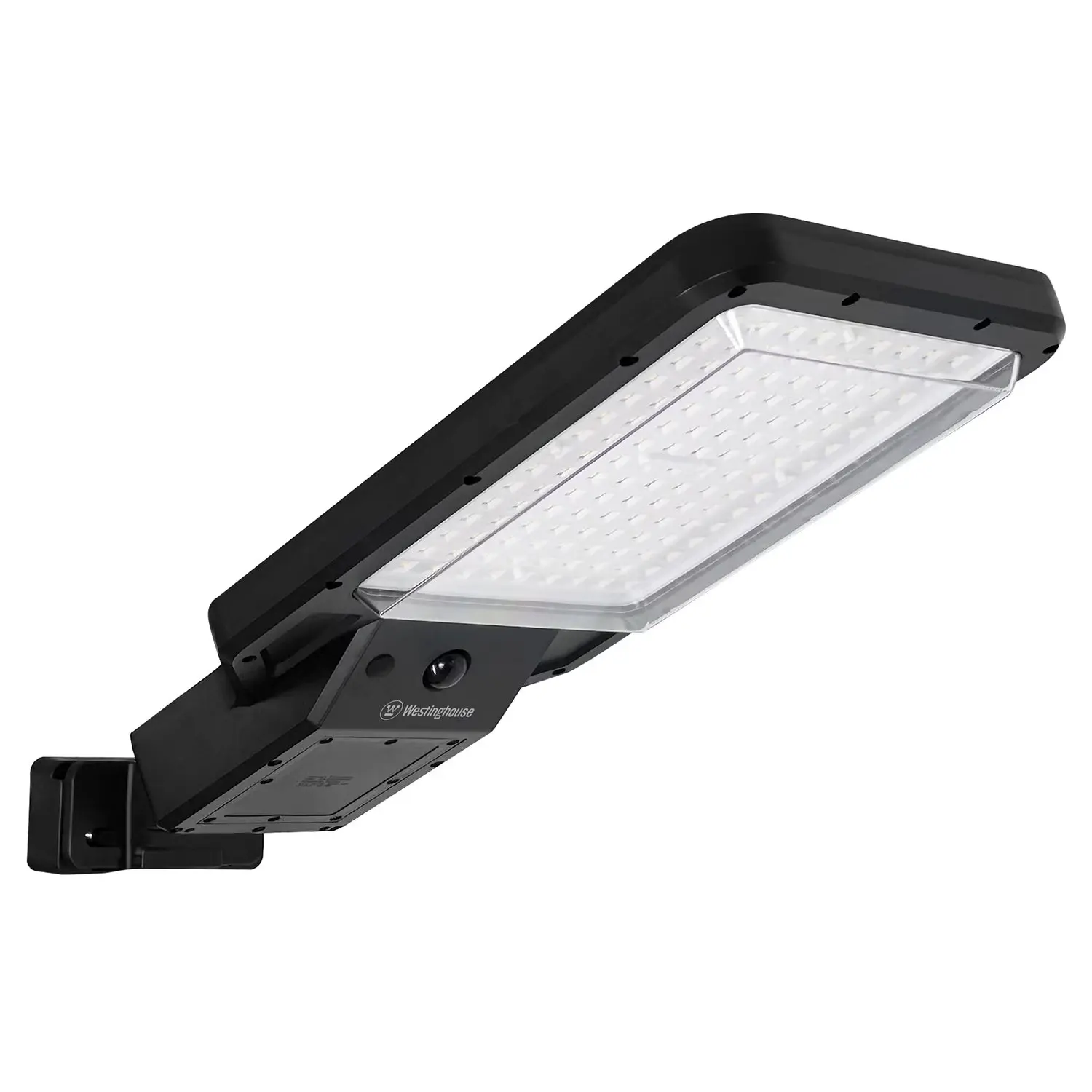 Westinghouse 4000 Lumen Solar Motion-Activated LED Security Street Light IP44 Rated 5000K Bright White 120-Degree Beam Angle Maintenance-Free summergarden Outdoor Waterproof Led