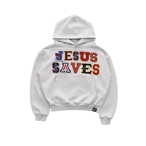 'JESUS SAVES' COLLEGE HOODIE
