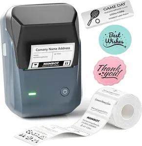 Bluetooth Label Maker Machine Thermal Label Printer Portable Wireless Label Maker with Tape for Home Office Small Business Organization Storage Shipping Labels Jars Cables School Supplies Use