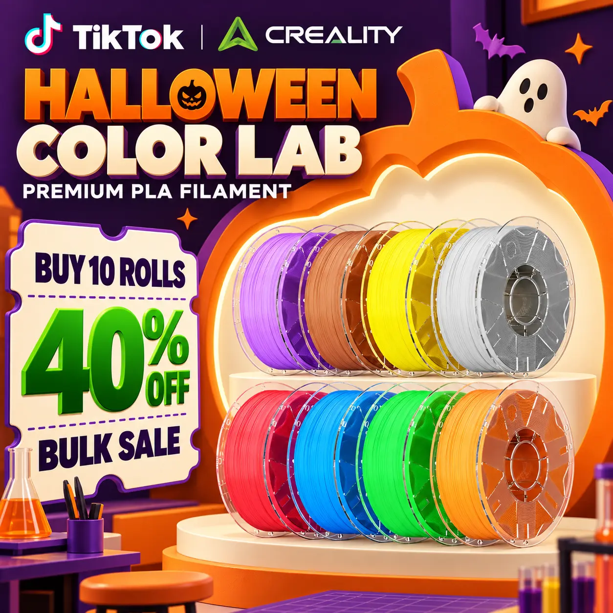 Creality 1.75mm  Wood/PETG/PLA/ASA/ABS/RFID/Silk/TPU/Refill 3D Filament 1KG