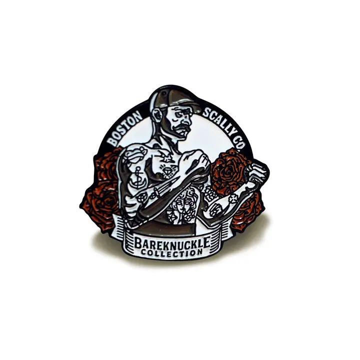 Boston Scally The Bareknuckle Cap Pin Boston Scally The Bareknuckle Cap Pin