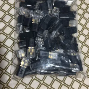 Double-Wire Plug-in Connectors for LED Strip Lights 2 Pin Design Low Voltage Wire Connectors with Locking Buckle Fast Connect Plugs for Efficient Lighting 60/120 PCS