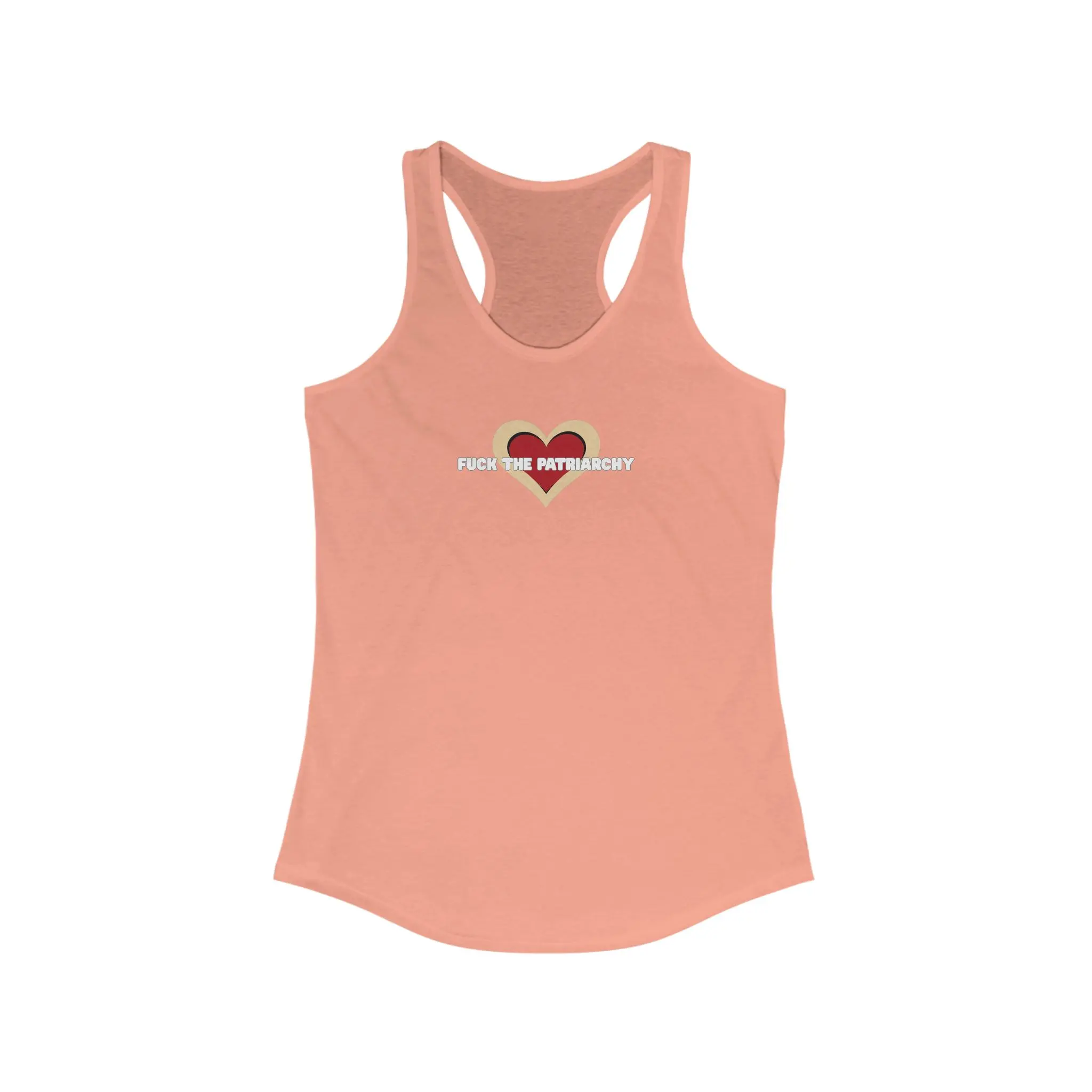 F*** THE PATRIARCHY Racerback Tank, Feminist Top for Activism, Summer Workout Gear, Bold Statement Apparel, LGBTQ+ Pridewear