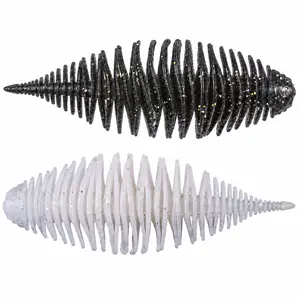 Soft Swimbait 4PCS Soft Plastic Fishing Lures Bass Lures Swim Baits Lures for Bass Fishing Worms for Bass