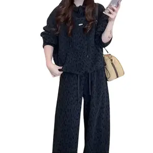 2026new Style Black Camo Panther Hoodie & Matching Sweatpants Unisex Lightweight Cheetah Design Print Full Set for Men Women Streetwear Outfits 2026Perfect Gift casual outdoor fashion