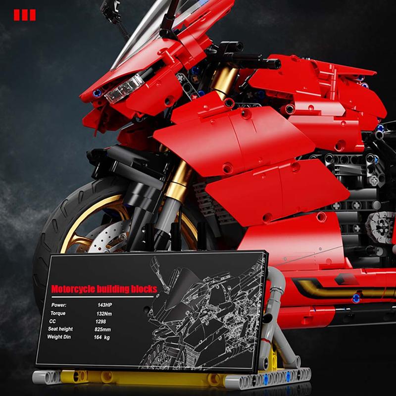 Static Version Super Cool Car Building Set 1:5  Sports Car Model 1809PCS Collectible Scale Model Technique Blocks for Adults Teens