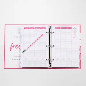12-Month Planner Inserts for Standard Binder