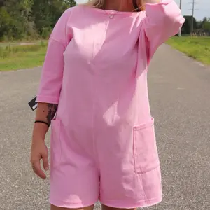 Pink romper Womenswear