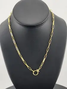 Trendy Everyday Necklace – New Paper Clip Link Design