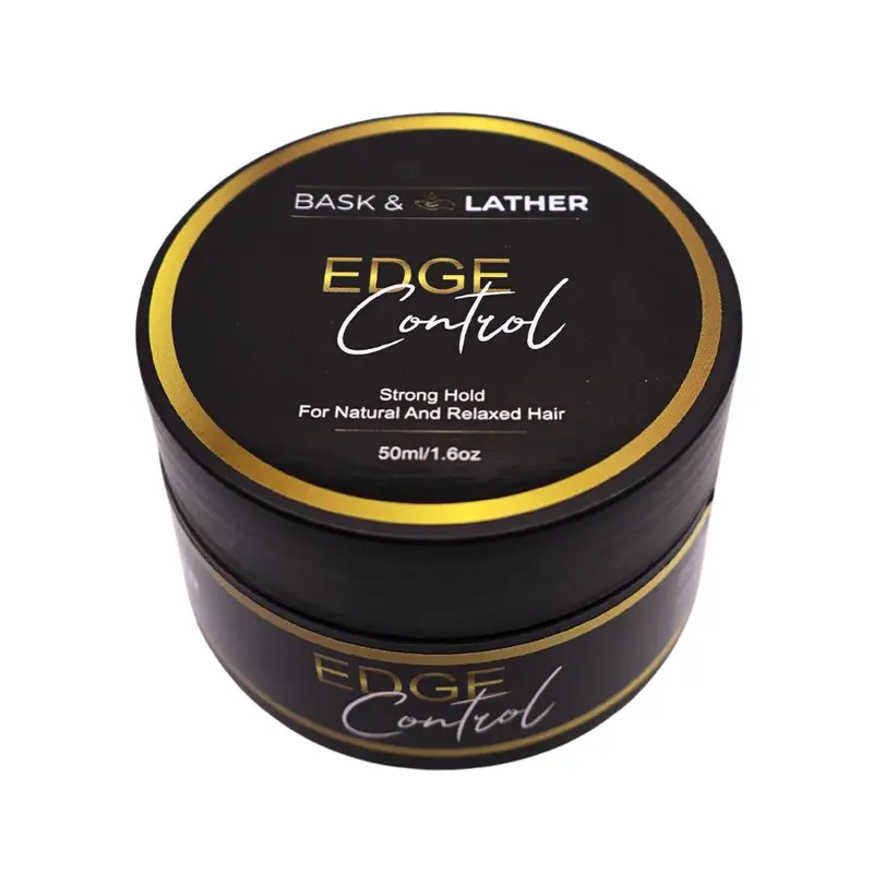 STRONG HOLD- THICK EDGES- EDGE CONTROL BASK AND LATHER Gel Haircare strong  edge 3
