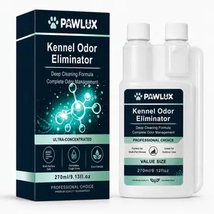 Kennel Odor Eliminator Concentrate for Dog and Cat Urine Smell Multi Surface Odor Control for Floors Carpets Sofas Kennels with Dilution Spray Bottle Pet Deodorization